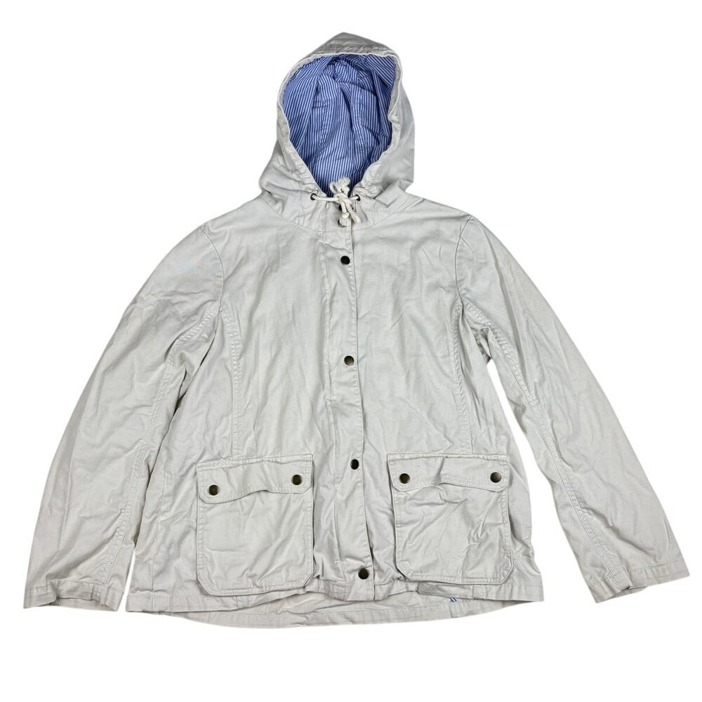 GAP Hoodie Zipper Jacket Size Large Chino button up Comfort rn# 54023 #G035